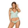 Alexa Lingerie Setje Van Kant - Mint -Verzorging Verkoop Alexa Lingerie Setje van Kant Mint