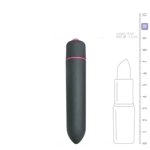 Bullet Mini Vibrator Met 10 Standen - Zwart 4 Bullet Mini Vibrator Met 10 Standen - Zwart - Afbeelding 2