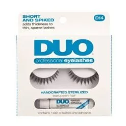 DUO Professional Eyelashes D14 - Short And Spiked