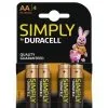 Duracell Batterijen AAA 4-pack -Verzorging Verkoop Duracell Batterijen AAA 4 pack
