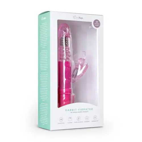 EasyToys Stotende Butterfly Vibrator - Roze 7 EasyToys Stotende Butterfly Vibrator - Roze - Afbeelding 5