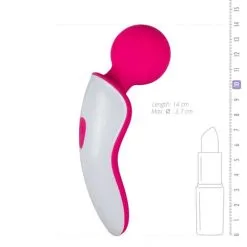 Verzorging Verkoop -Verzorging Verkoop Easytoys Mini Wand Massager Roze Wit 2