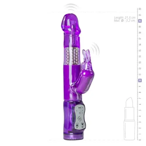 Easytoys Rabbit Vibrator - Paars 4 Easytoys Rabbit Vibrator - Paars - Afbeelding 2