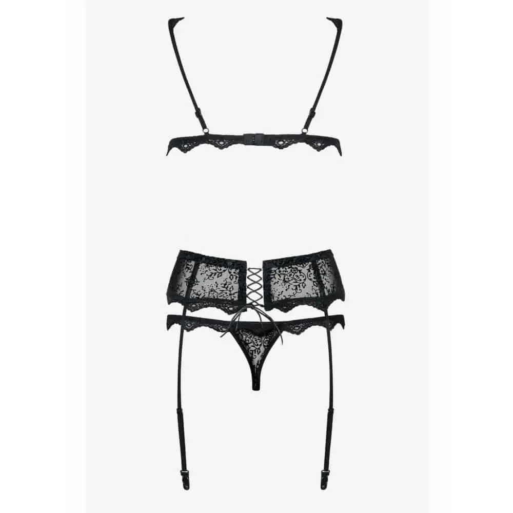 Emperita Jarretel Setje - Zwart 6 Emperita Jarretel Setje - Zwart - Afbeelding 4