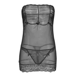 Evita Transparant Jurkje Met Fancy Design - Zwart 7 Evita Transparant Jurkje Met Fancy Design - Zwart -Verzorging Verkoop Evita Transparant Jurkje met Fancy Design Zwart 3