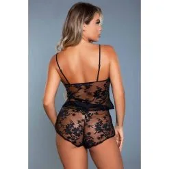 Fleur Cami Shortama Setje - Zwart 7 Fleur Cami Shortama Setje - Zwart -Verzorging Verkoop Fleur Cami Shortama setje Zwart 3