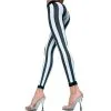 Gestreepte Legging - Zwart-Wit -Verzorging Verkoop Gestreepte Legging Zwart Wit