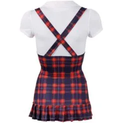 Gewillig Schoolmeisje Kostuum - Wit -Verzorging Verkoop Gewillig Schoolmeisje Kostuum Wit 8