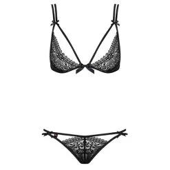 Intensa Lingerie Setje Met Fijne Dunne Bandjes - Zwart -Verzorging Verkoop Intensa Lingerie Setje met Fijne Dunne Bandjes Zwart 3