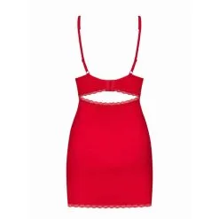 Jolierose Nachthemd Met Kanten Cups En String - Rood -Verzorging Verkoop Jolierose Nachthemd met Kanten Cups en String Rood 6