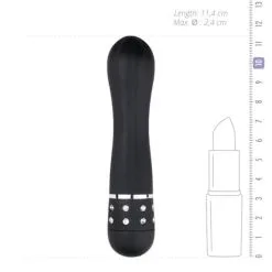 Mini Vibrator Gelinieerd - Zwart -Verzorging Verkoop Mini Vibrator Gelinieerd Zwart 2