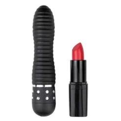 Mini Vibrator Geribbeld - Zwart -Verzorging Verkoop Mini Vibrator Geribbeld Zwart 3