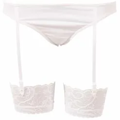 Ondeugend Schoolmeisje Kostuum - Wit -Verzorging Verkoop Ondeugend Schoolmeisje Kostuum Wit 4