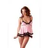 Rosa Sexy Babydoll Setje Met Kant - Roze -Verzorging Verkoop Rosa Sexy Babydoll Setje met Kant Roze