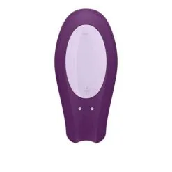 Satisfyer Double Joy Koppel Vibrator Met App - Paars -Verzorging Verkoop Satisfyer Double Joy Koppel Vibrator met App Paars 4