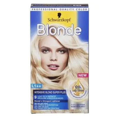 Schwarzkopf Blonde Intensive Blond L1++ Super Plus -Verzorging Verkoop Schwarzkopf Blonde Intensive Blond L1 Super Plus
