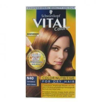 Schwarzkopf Vital Colors Haarverf N40 Toffeebruin 3 Schwarzkopf Vital Colors Haarverf N40 Toffeebruin