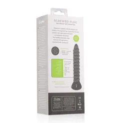 Screwed Plug Anale Vibrator Large - Zwart -Verzorging Verkoop Screwed Plug Anale Vibrator Large Zwart 7