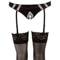 Sexy Room Service Outfit - Zwart-Wit -Verzorging Verkoop Sexy Room Service Outfit Zwart Wit 6