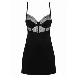 Sharlotte Negligé Met Bijpassende String - Zwart 10 Sharlotte Negligé Met Bijpassende String - Zwart -Verzorging Verkoop Sharlotte Neglige met Bijpassende String Zwart 4