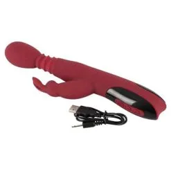 Stotende, Roterende &amp; Verwarmende Rabbit Vibrator -Verzorging Verkoop Stotende Roterende Verwarmende Rabbit Vibrator 4